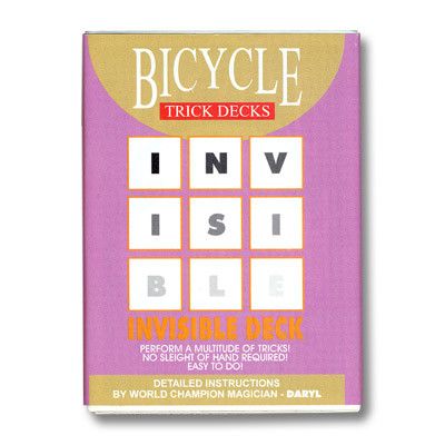 Трюкова колода | Bicycle Invisible deck (червона сорочка) CRD-0011122 фото