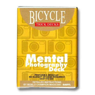 Трюкова колода | Bicycle Mental Photography Deck (червона сорочка) CRD-0011169 фото