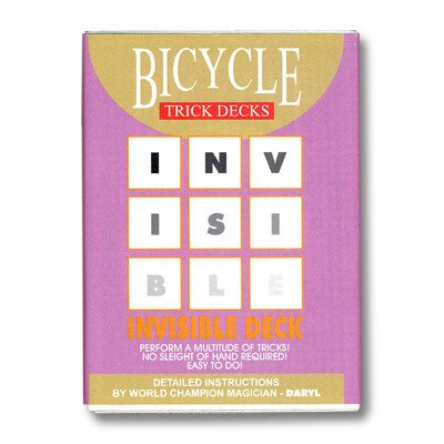 Трюкова колода | Bicycle Invisible deck (синя сорочка) CRD-0013164 фото