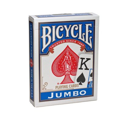 Карты игральные | Bicycle Jumbo Index (синяя) CRD-0012173 фото