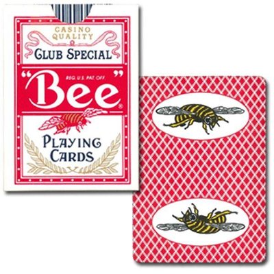 Карти гральні | Bee з бджолою (червона) CRD-0012838 фото