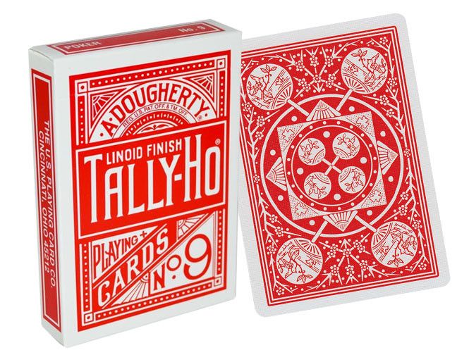 Карти гральні | Tally-Ho Fan Back червона CRD-0011353 фото