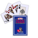 Пластиковые игральные карты Modiano Jumbo Index (синяя рубашка) CRD-0013080 фото 1