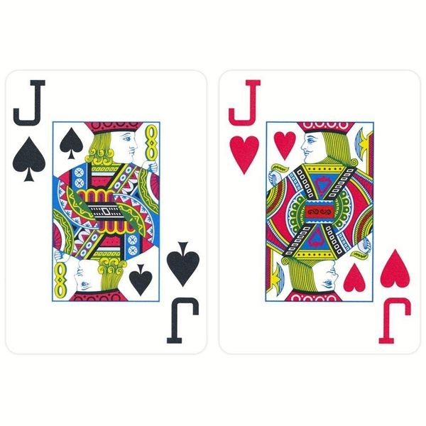 Набор покерных игральных карт Copag Wsop Jumbo Index (красная/черная рубашка) CRD-0013081 фото