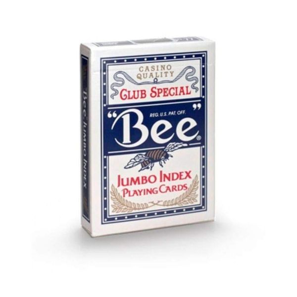 Карти гральні | Bee Jumbo Index синя CRD-0011355 фото