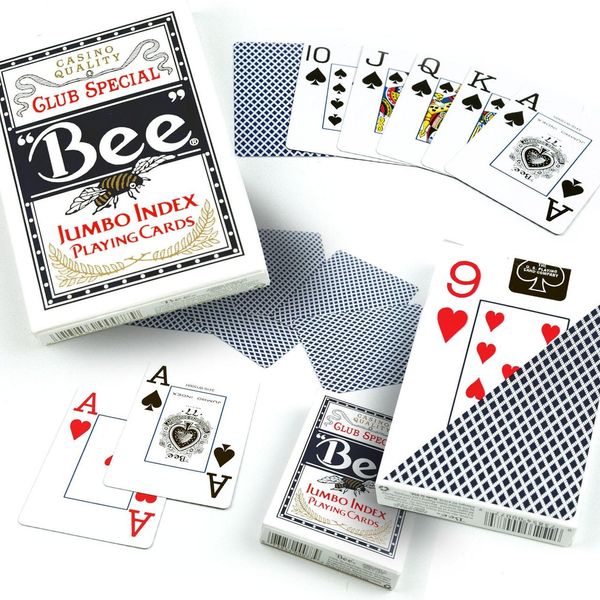 Карты игральные | Bee Jumbo Index синяя CRD-0011355 фото
