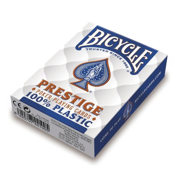 Блок пластиковых игральных карт Bicycle Prestige Poker 100% Plastic CRD-0011949 фото