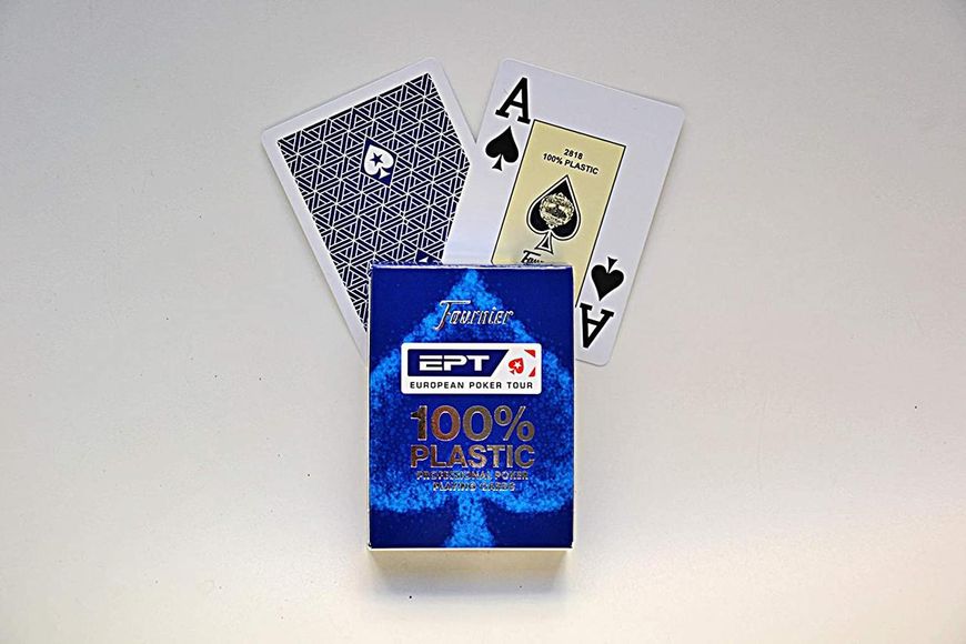 Пластиковые карты | Fournier European Poker Tour (EPT) синяя CRD-0012861 фото