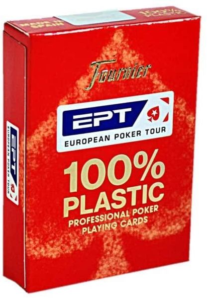Пластикові картки | Fournier European Poker Tour (EPT) червона CRD-0012862 фото
