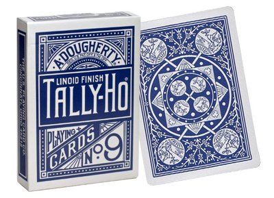 Карты игральные | Tally-Ho Fan Back синяя CRD-0011403 фото