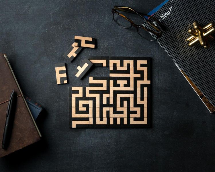 Домино головоломка лабиринт | Domino Puzzle Maze CRD-0012877 фото