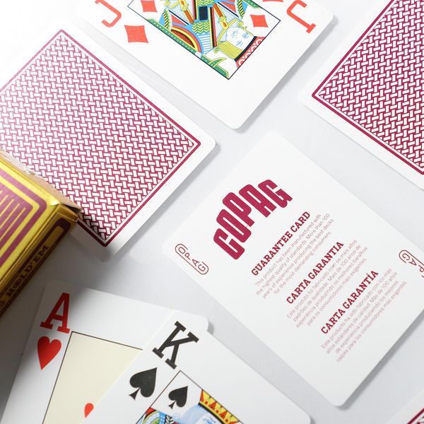 Блок пластиковых игральных карт Copag "Texas Hold'em" Gold CRD-0013155 фото