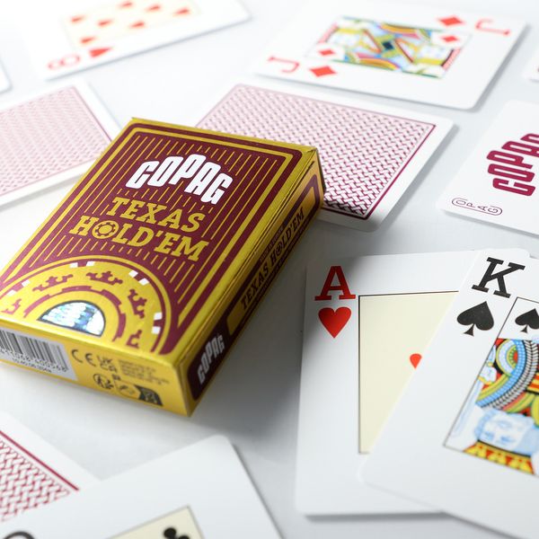 Блок пластиковых игральных карт Copag "Texas Hold'em" Gold CRD-0013155 фото