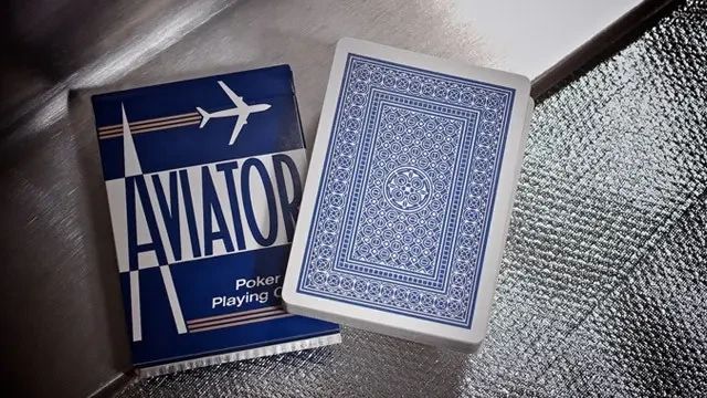 Карты игральные | Aviator Standard Index (синяя) CRD-0012214 фото