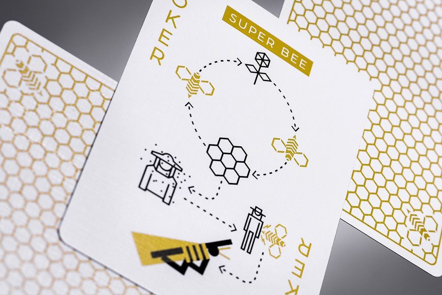 Карти гральні | Super Bees by Ellusionist CRD-0012046 фото