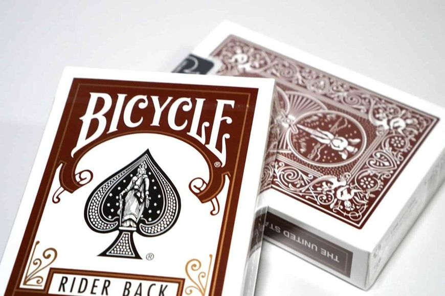 Карты игральные | Bicycle Brown Rider Back CRD-0013107 фото