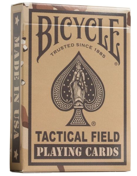 Карты игральные | Bicycle Tactical Field Brown CRD-0013109 фото