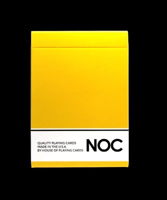 Карты игральные | NOC Original Yellow CRD-0012991 фото