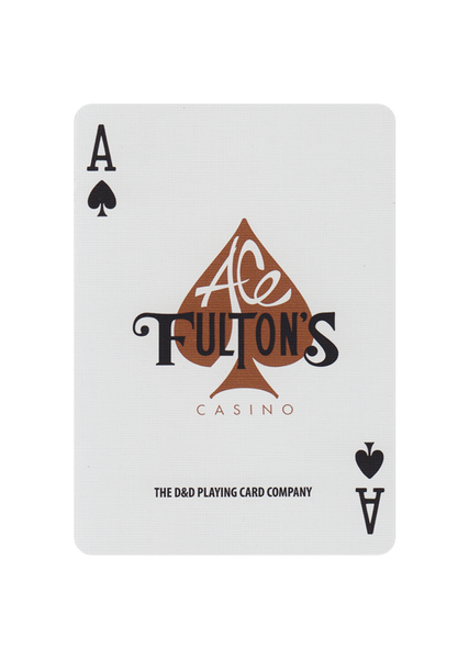 Карти гральні | Ace Fulton's Casino, Vintage Back - Orange CRD-0012885 фото