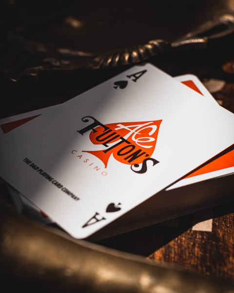 Карты игральные | Ace Fulton's Casino, Vintage Back - Orange CRD-0012885 фото