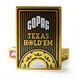 Пластиковые игральные карты Copag "Texas Hold'em" Gold черные CRD-0011292 фото 1