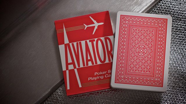 Карти гральні | Aviator Standard Index (червона) CRD-0012213 фото