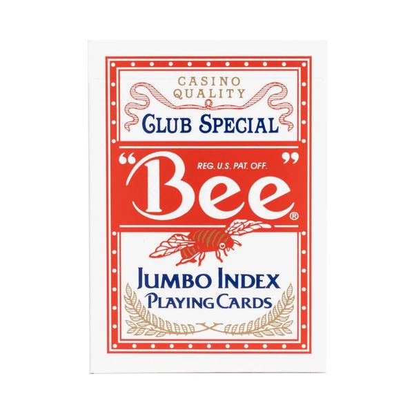 Карты игральные | Bee Jumbo Index красная CRD-0012819 фото